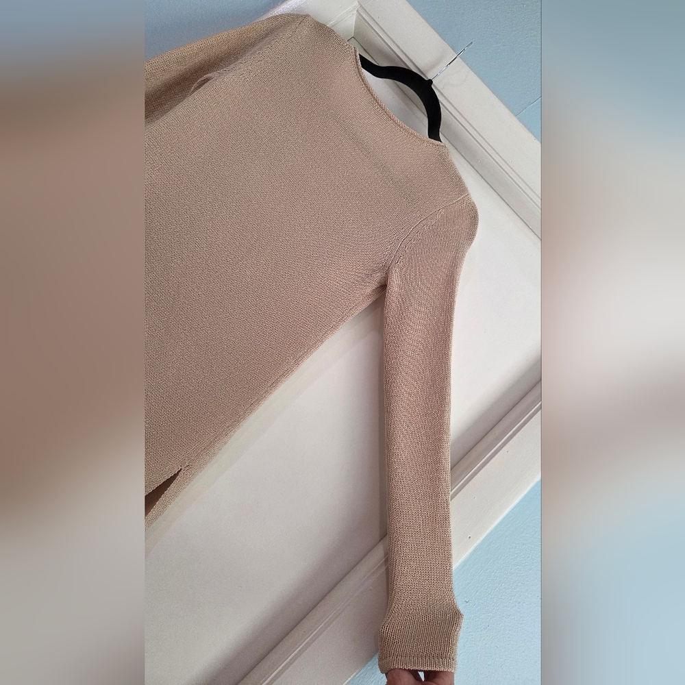 Women's J. McLaughlin Callum Sweater V Neck Havana Knit Yarn, Size XS - Picture 12 of 12